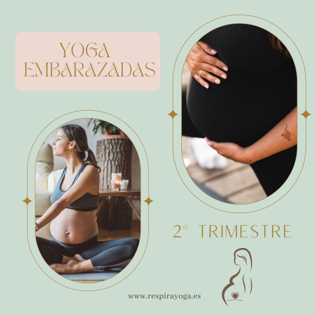 Yoga para embarazadas. Segundo trimestre.